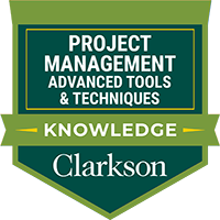 Project Managements Advanced Tools & Techniques Microcredentials badge