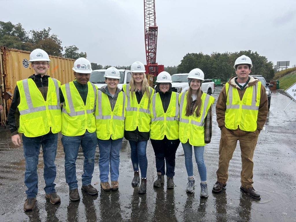 Clarkson civil engineering and CEM students participate in The Moles "Annual Students Day" at MassDOT.