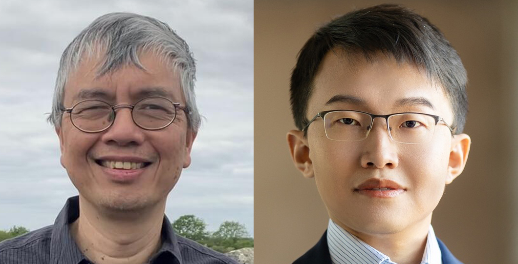 Side-by-side headshots of Christino Tamon and Gushu Li