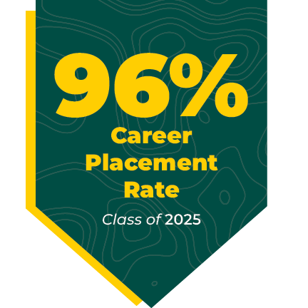 96% career placement rate for the Clarkson University Class of 2026.