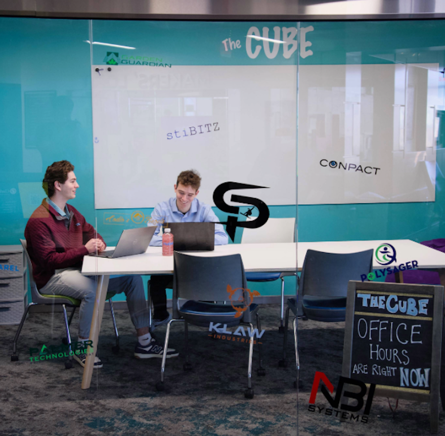The Cube, innovator space at Clarkson University.